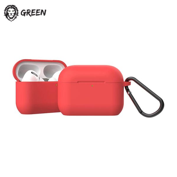 کاور گرین مدل Berlin silicone case مناسب برای کیس اپل airpods 3